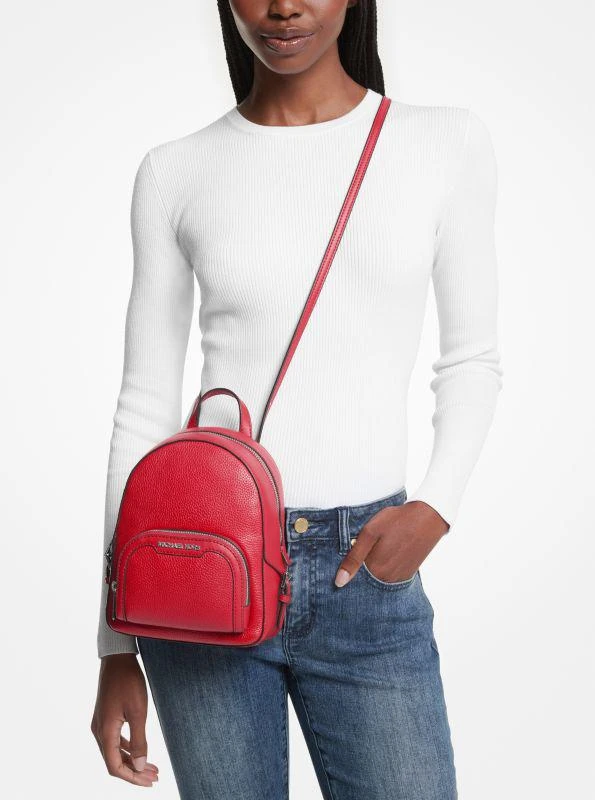 商品Michael Kors|Jaycee Extra-Small Pebbled Leather Convertible Backpack,价格¥592,第4张图片详细描述