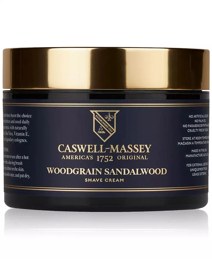 商品Caswell Massey|Heritage Woodgrain Sandalwood Shave Cream, 8-oz.,价格¥198,第1张图片