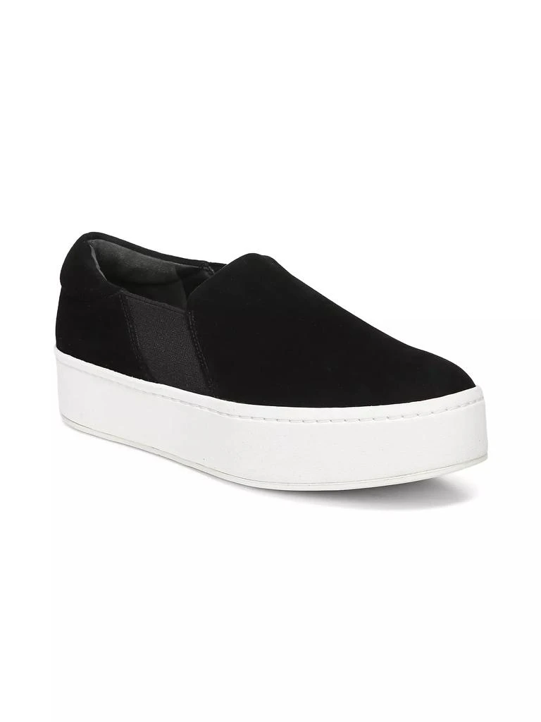 商品Vince|Warren Slip-On Platform Suede Sneakers,价格¥1882,第2张图片详细描述