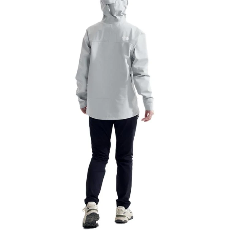 商品[国内直发] The North Face|北面  Stormpeak FL 简约品牌logo字母连帽舒适休闲风壳  防水透气防风冲锋衣 女款 星辰灰,价格¥2372,第3张图片详细描述