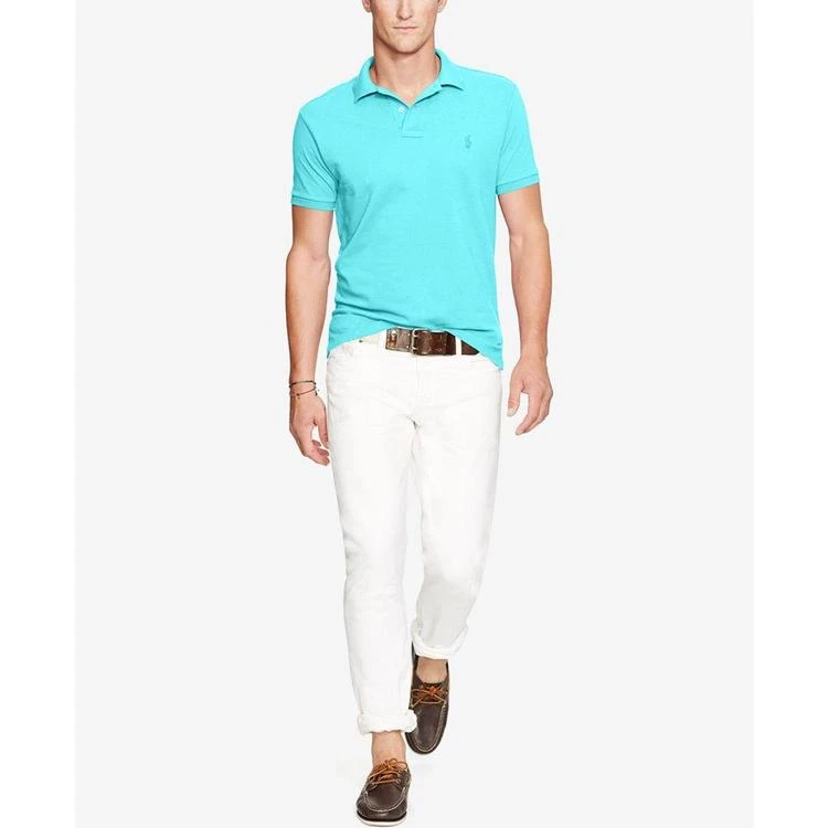 商品Ralph Lauren|拉夫·劳伦 Men's Slim-Fit Mesh Polo Shirt,价格¥218,第5张图片详细描述
