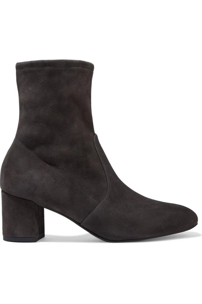 商品Stuart Weitzman|Siggy 60 stretch-suede ankle boots,价格¥1337,第1张图片