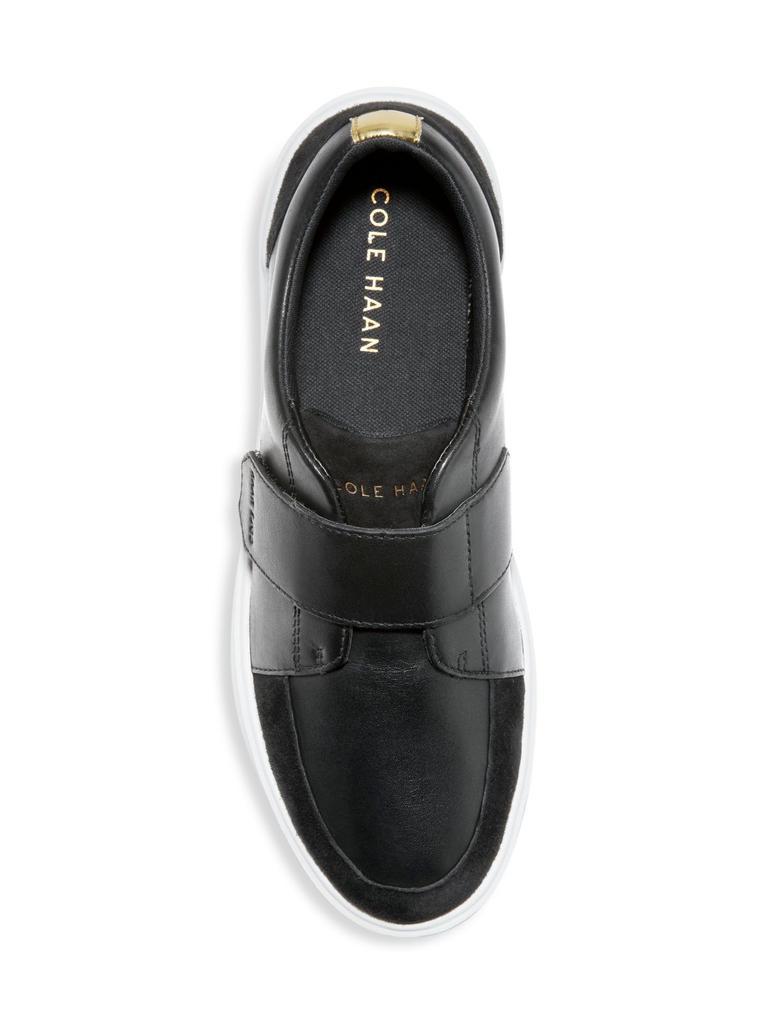 商品Cole Haan|Grand Crosscourt Monk-Strap Leather Sneakers,价格¥294,第6张图片详细描述