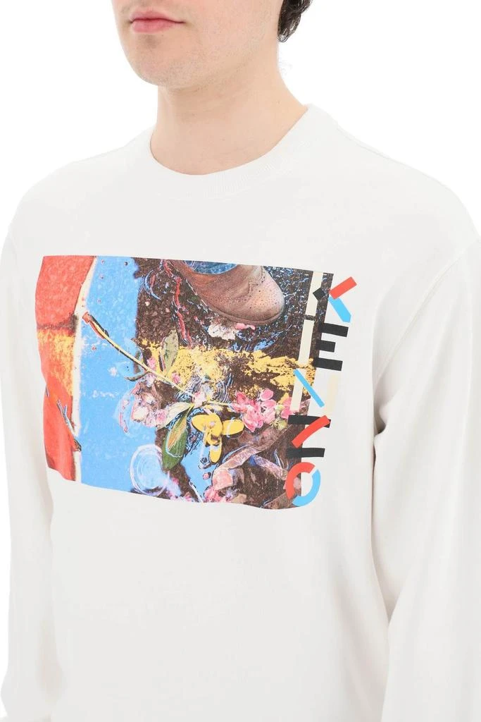 商品Kenzo|SWEATSHIRT WITH PHOTOGRAPHIC PRINT,价格¥887,第5张图�片详细描述