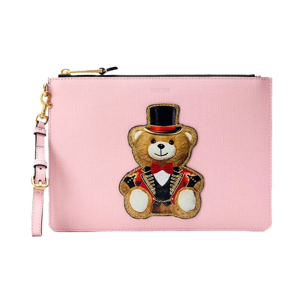 商品[国内直发] Moschino|MOSCHINO 粉色女士手拿包 7A8429-8210-1224,价格¥1249,第1张图片