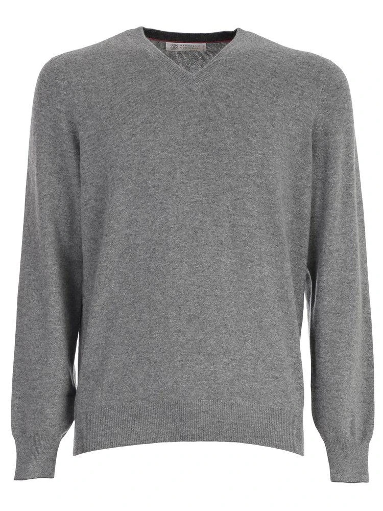 商品Brunello Cucinelli|Brunello Cucinelli V-Neck Knit Jumper,价格¥3628,第1张图片