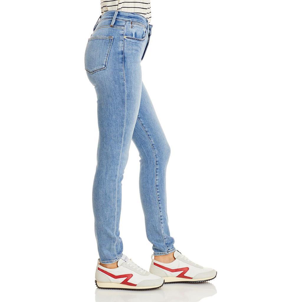 商品FRAME|Frame Womens Le High Denim Distressed Skinny Jeans,价格¥158-¥209,第6张图片详细描述