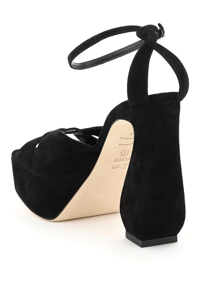商品SI ROSSI|Si sergio rossi suede platform sandals,价格¥2898,第3张图片详细描述