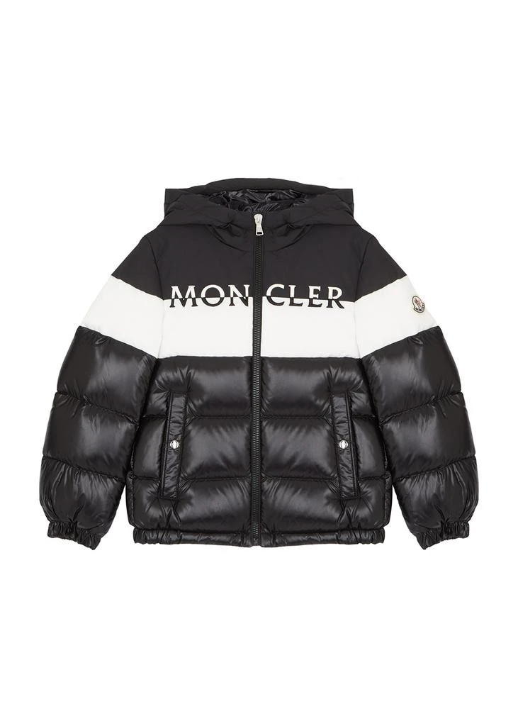 商品Moncler|KIDS Laotari black quilted shell jacket (8-10 years),价格¥6154,第1张图片