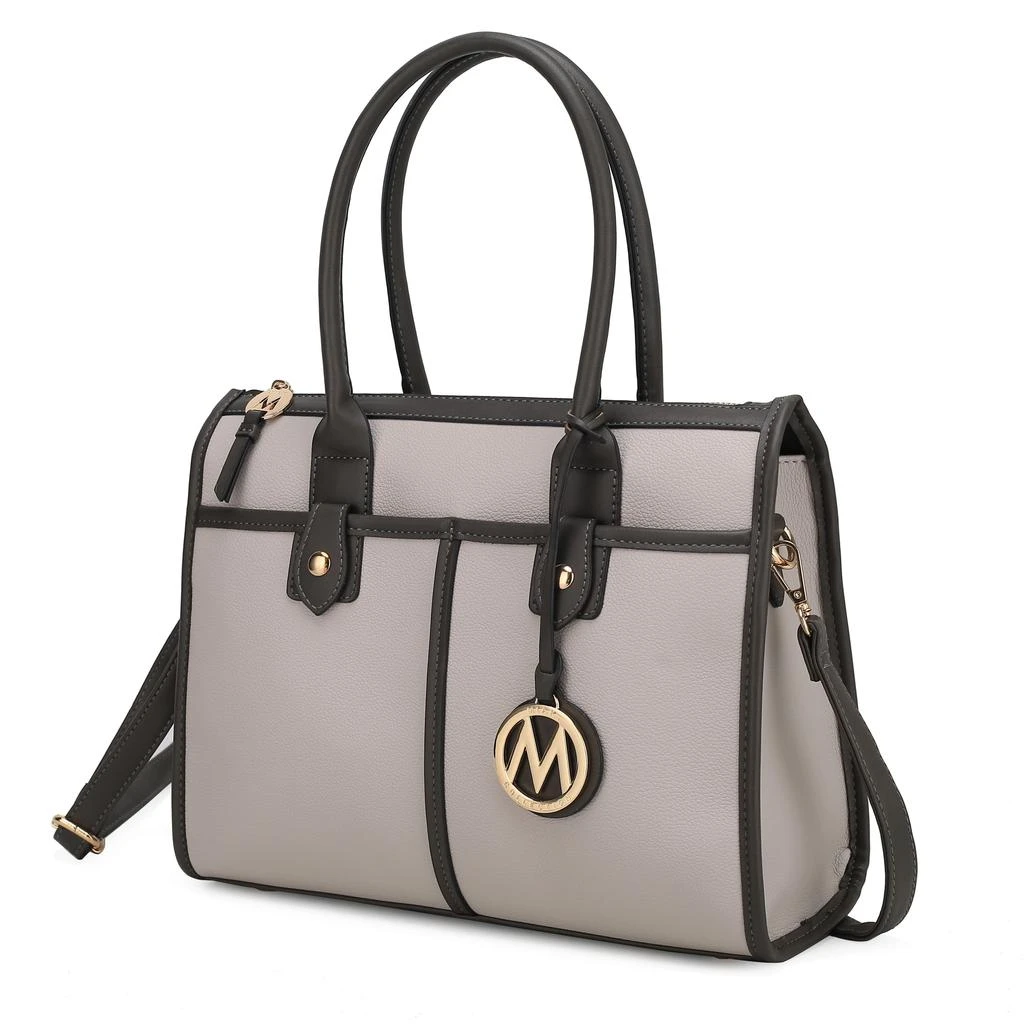 Livia Vegan Leather Satchel Handbag 商品