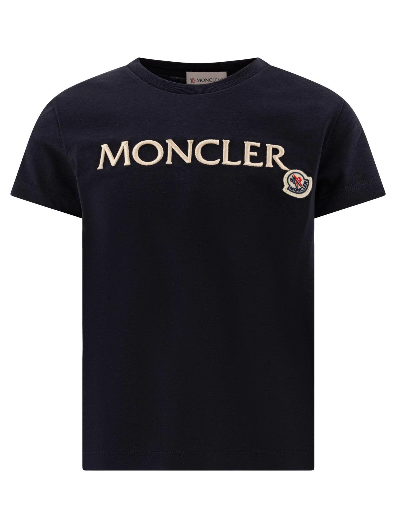 商品【商品预售7天】 Moncler|Moncler 男童T恤 8C0001389AT9778 蓝色,价格¥1005,第1张图片