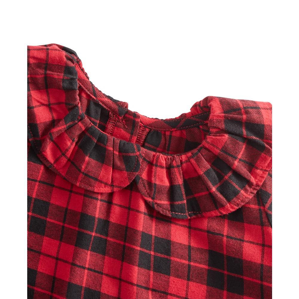 商品First Impressions|Baby Girls Red Check Top, Created for Macy's,价格¥148,第5张图片详细描述