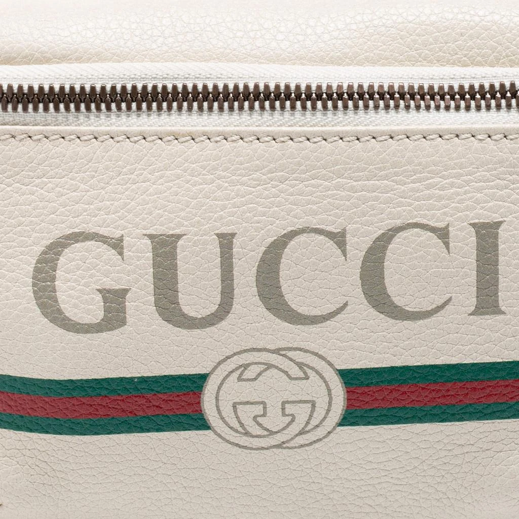 商品[二手商品] Gucci|Gucci Off White Leather Logo Web Belt Bag,价格¥5878,第5张图片详细描述