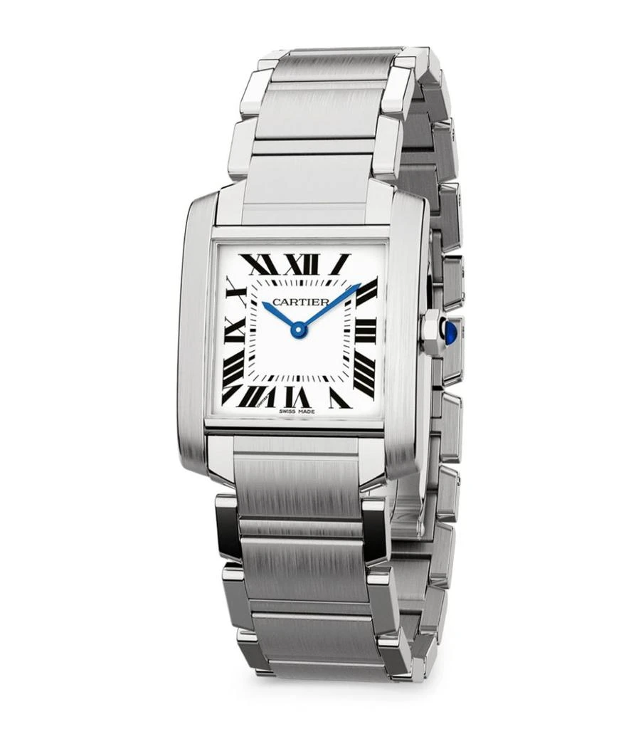 商品Cartier|Medium Stainless Steel Tank Française Watch 25mm,价格¥36882,第3张图片详细描述