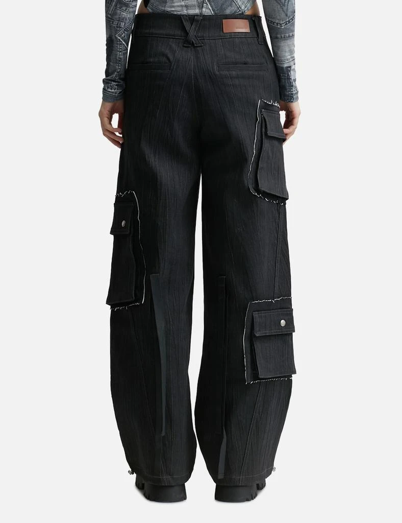 商品ANDERSSON BELL|MULINA CRINKLE DENIM CARGO PANTS,价格¥2278,第3张图片详细描述