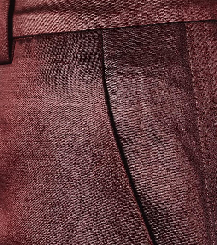 Tana亚麻混纺喇叭裤商品第4张图片规格展示