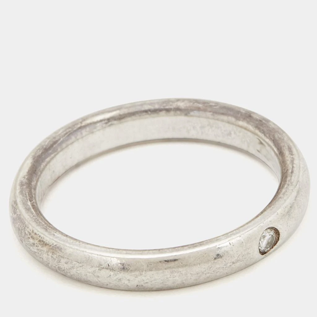 商品[二手商品] Tiffany & Co.|Tiffany & Co. Elsa Peretti Diamond Sterling Silver Band Ring Size 49,价格¥1580,第4张图片详细描述