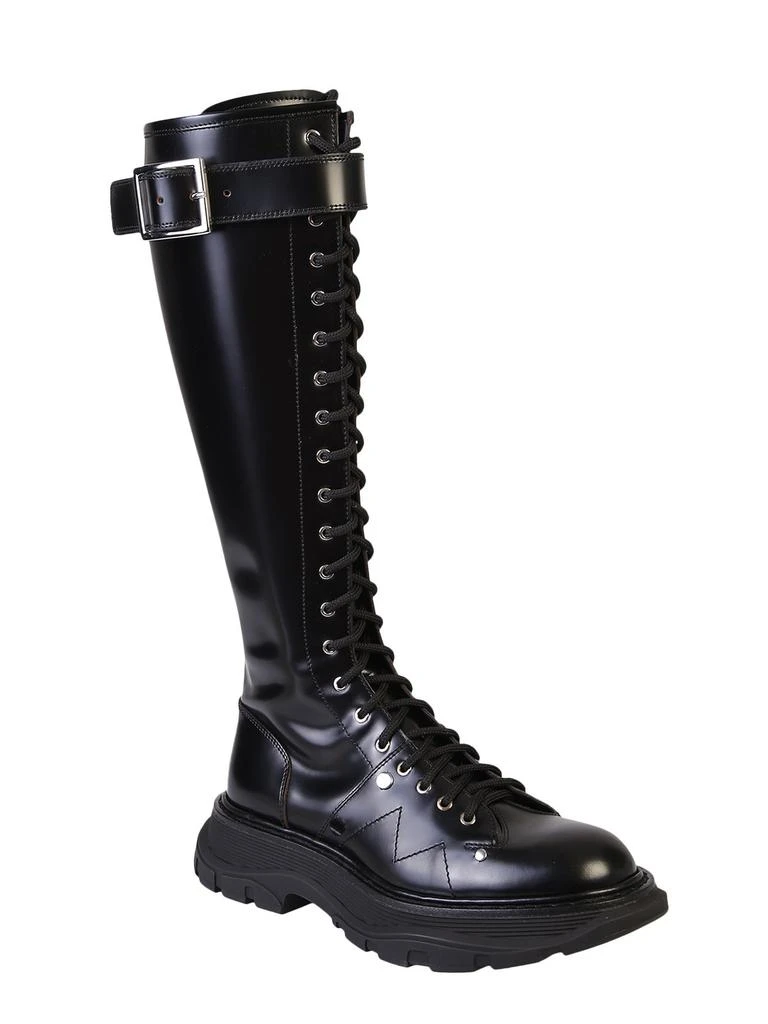 商品Alexander McQueen|Alexander McQueen Tread Knee-High Boots,价格¥5271,第2张图片详细描述