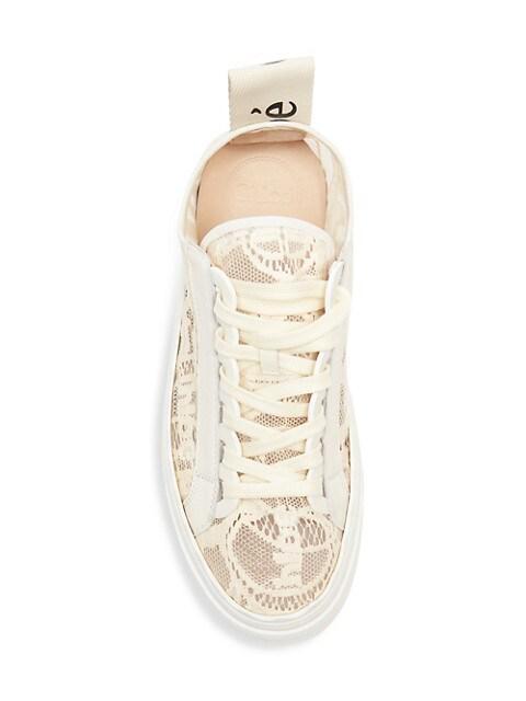 商品Chloé|Mesh Lace Low-Top Sneakers,价格¥4022,第7张图片详细描述