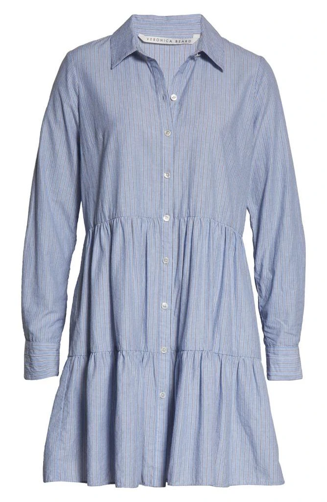 商品VERONICA BEARD|Jemila Long Sleeve Cotton Shirtdress,价格¥1092,第5张图片详细描述
