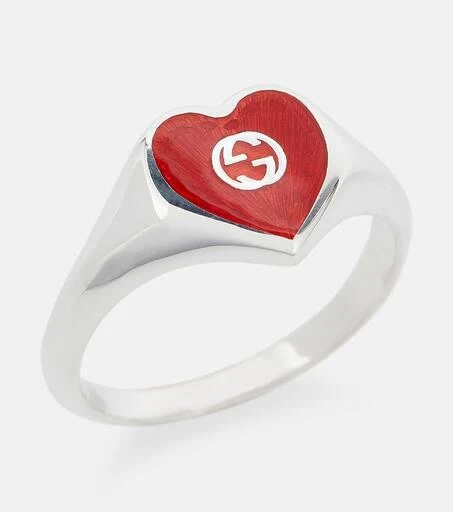 商品Gucci|Gucci Heart sterling silver ring,价格¥3815,第3张图片详细描述