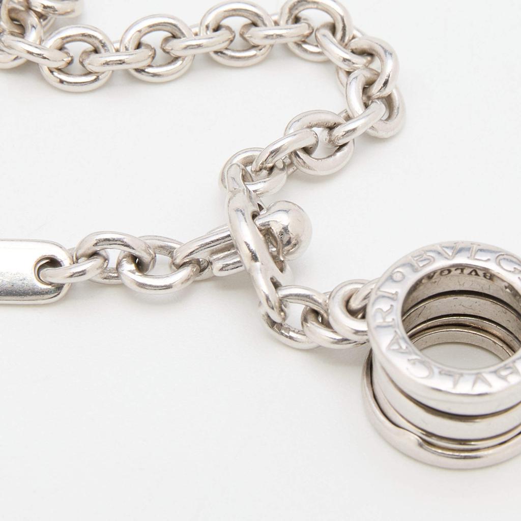 商品[二手商品] BVLGARI|Bvlgari B.Zero1 Sterling Silver Chain Link Charm Bracelet,价格¥2516,第6张图片详细描述