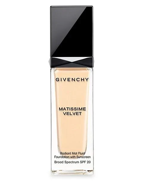 商品Givenchy|Mattissime Velvet 天鹅绒哑光幻彩粉底液 SPF 20/1.0 oz.,价格¥413,第1张图片