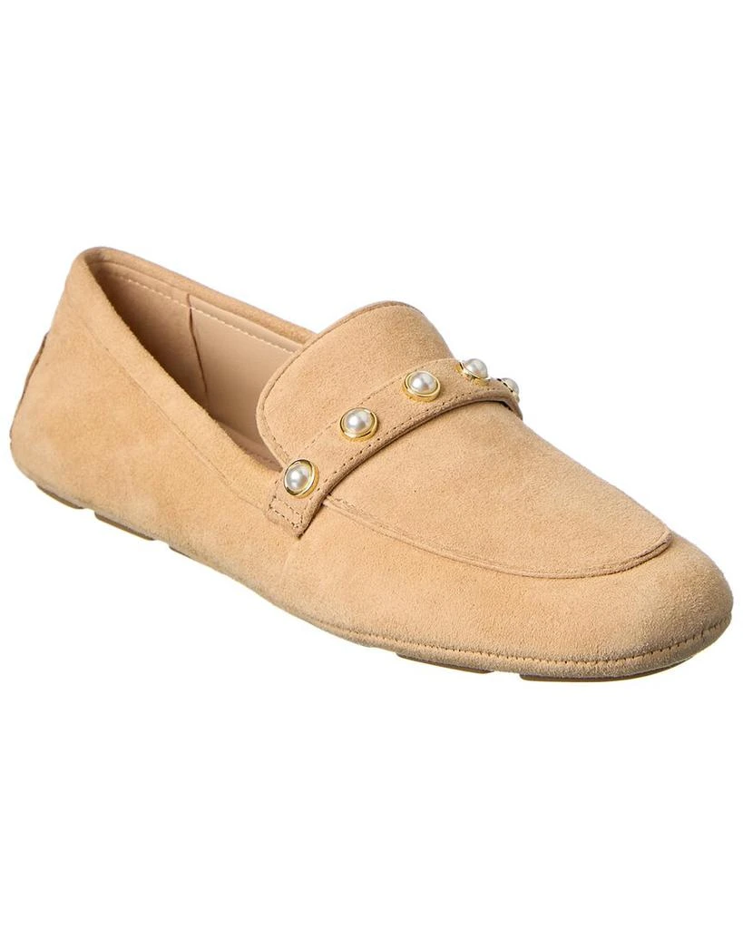 商品Stuart Weitzman|Allpearls Suede Driving Loafer,价格¥1117,第1张图片