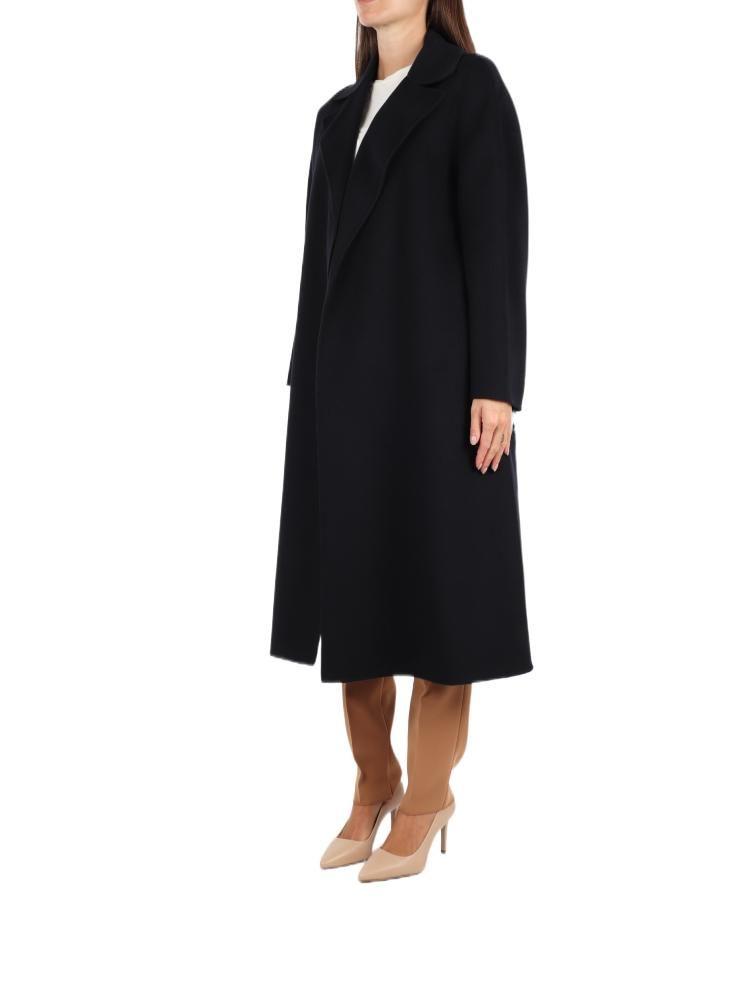 Max Mara Studio Women's  Black Other Materials Coat商品第2张图片规格展示