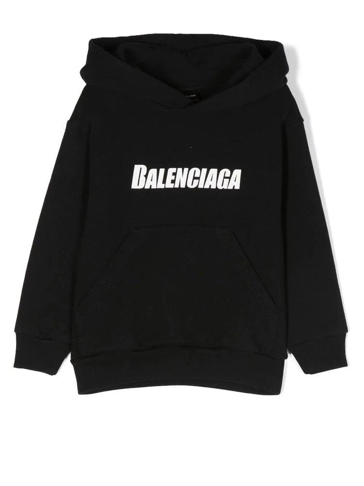 商品Balenciaga|Balenciaga Kids Logo Printed Hoodie,价格¥1873,第1张图片