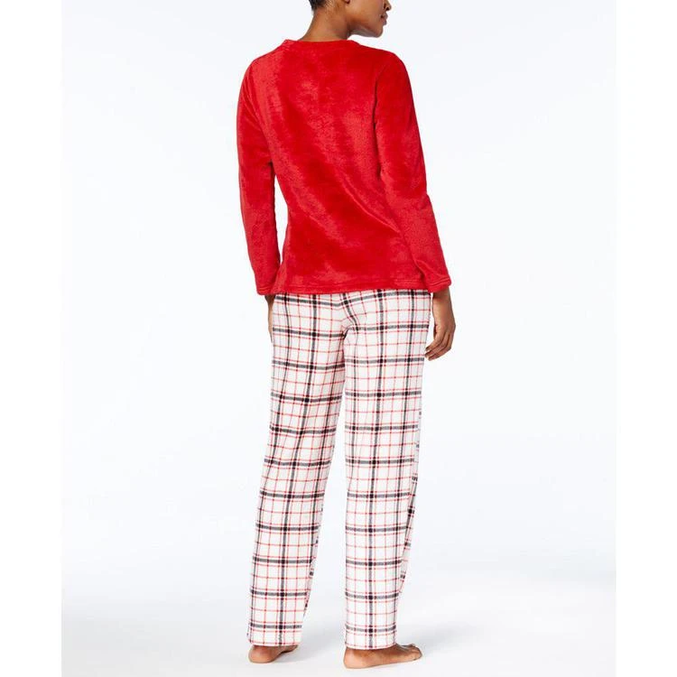 商品Charter Club|Plush Appliqué Pajama Set, Created for Macy's,价格¥82,第2张图片详细描述