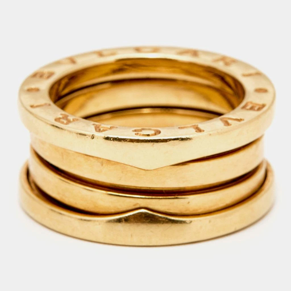 商品[二手商品] BVLGARI|Bvlgari B.Zero1 18k Yellow Gold 3 Band Ring Size 47,价格¥5518,第2张图片详细描述