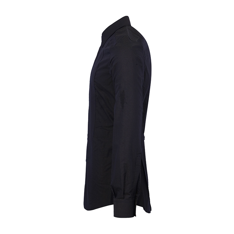 Dolce&Gabbana 杜嘉班纳 男士黑色棉质长袖衬衫 G5AZ1T-FJ5DB-S8353商品第4张图片规格展示