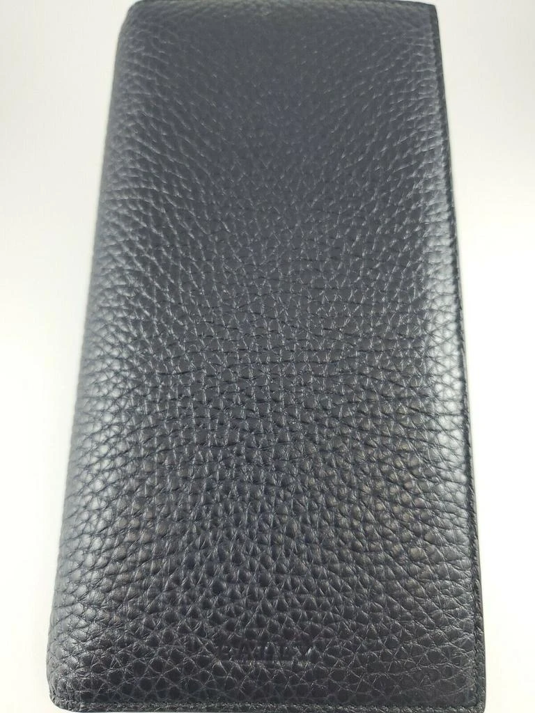 商品Bally|Bally Straddok Men's 6208054 Continental Navy Calf Grained Leather Wallet,价格¥1416,第1张图片
