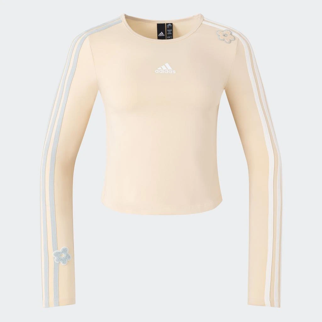 商品Adidas|FLOWER 3-STRIPES LONG-SLEEVE T-SHIRT,价格¥308,第1张图片