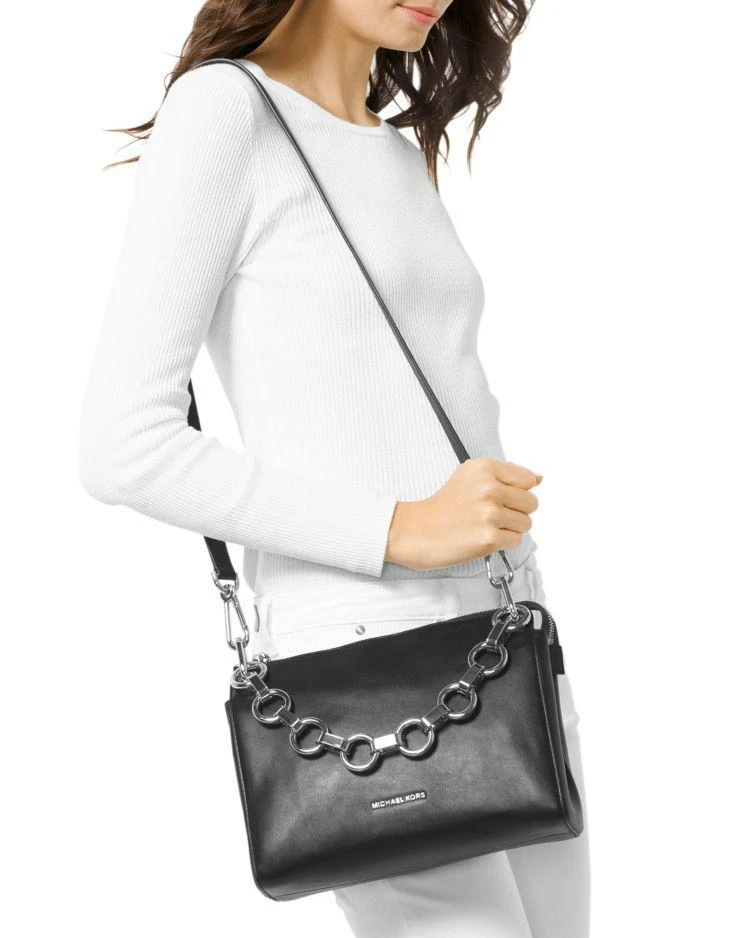 商品Michael Kors|Gianna Convertible Medium Leather Messenger,价格¥1640,第3张图片详细描述