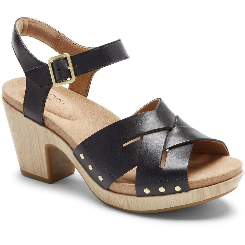 商品Rockport|Rockport Womens Vivianne Leather Dressy Heels,价格¥199,第1张图片