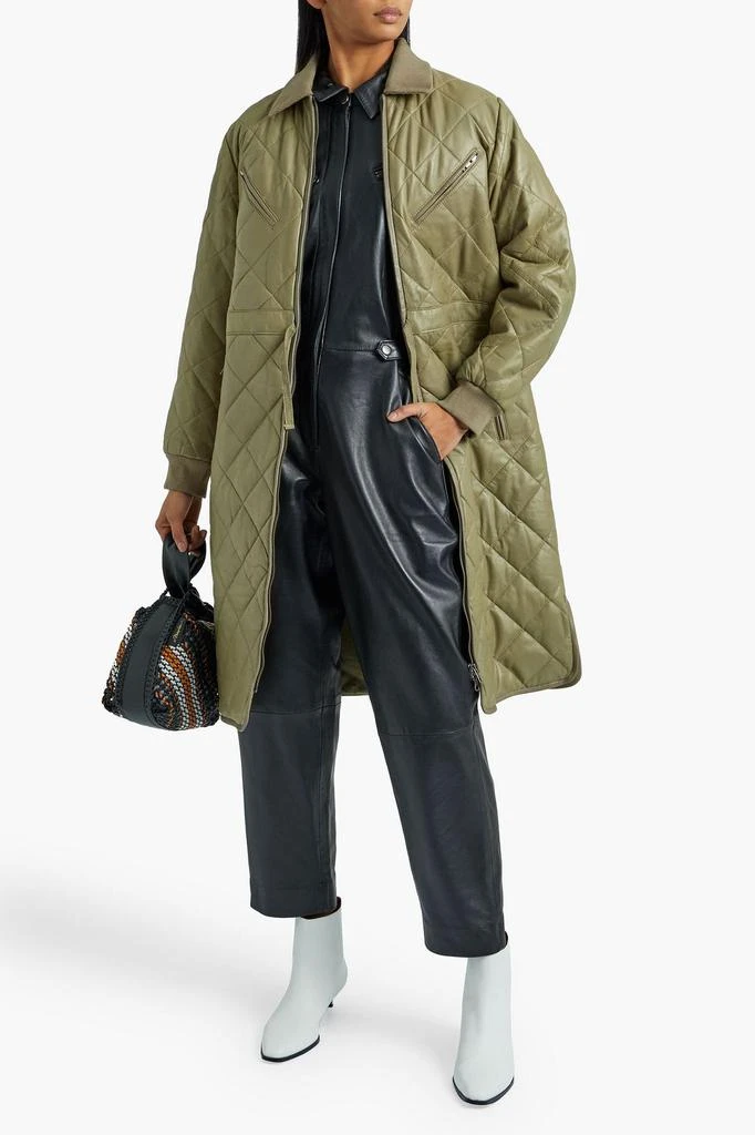 商品Muubaa|Quilted leather coat,价格¥1239,第2张图片详细描述