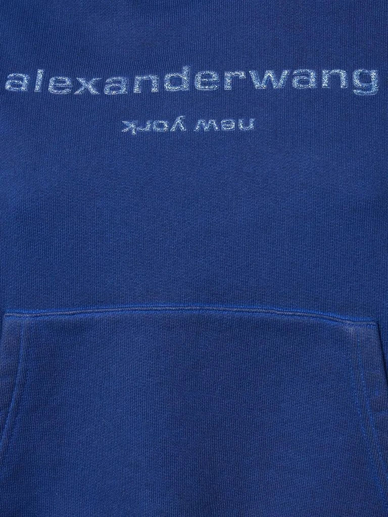商品Alexander Wang|Embellished Logo Cotton Hoodie,价格¥3646,第3张图片详细描述