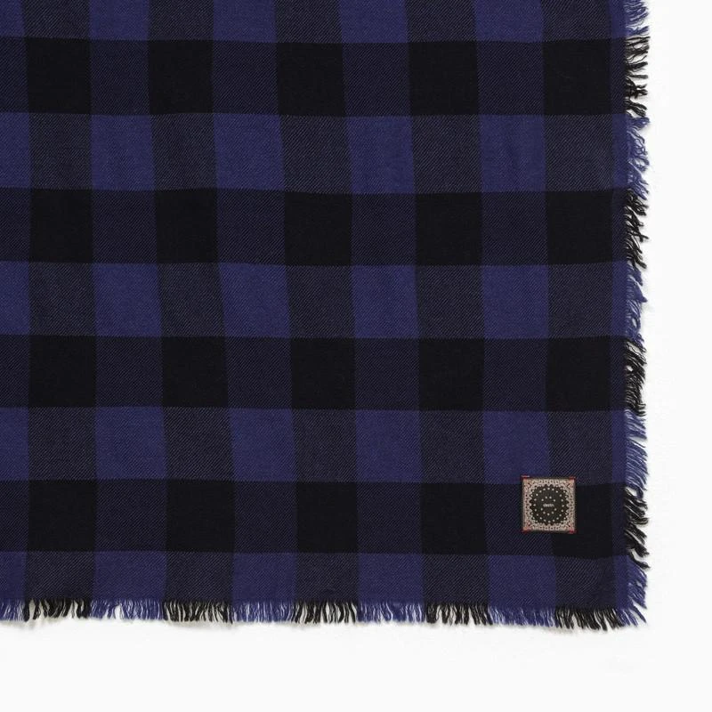 商品Destin|Navy/black check scarf,价格¥539,第3张图片详细描述