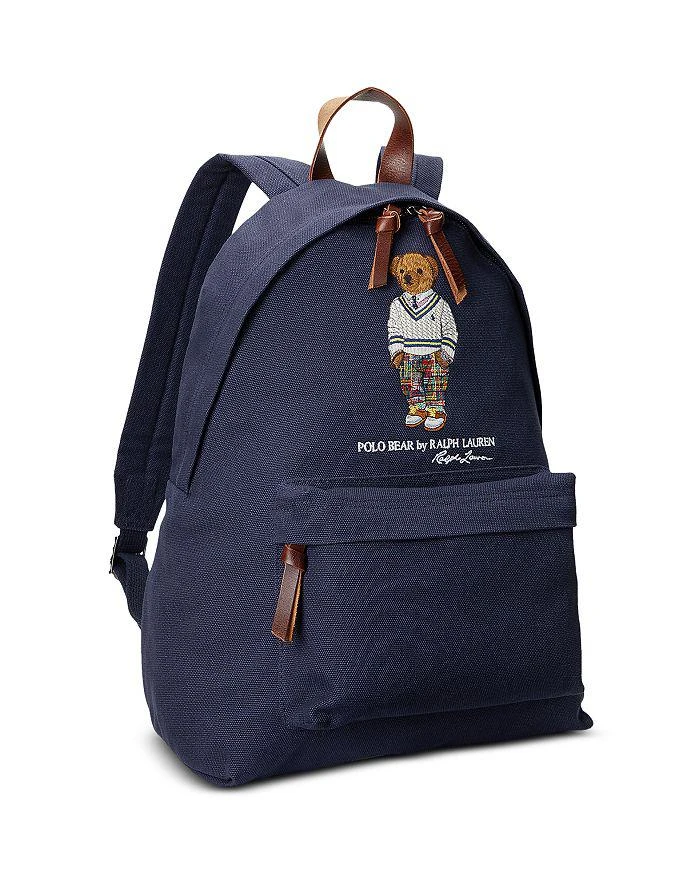 商品Ralph Lauren|Polo Bear Canvas Backpack,价格¥832,第2张图片详细描述