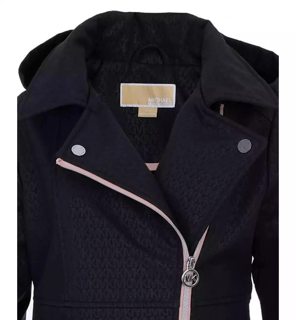 商品Michael Kors|Big Girls Asymmetric Zip Softshell Jacket,价格¥576,第3张图片详细描述