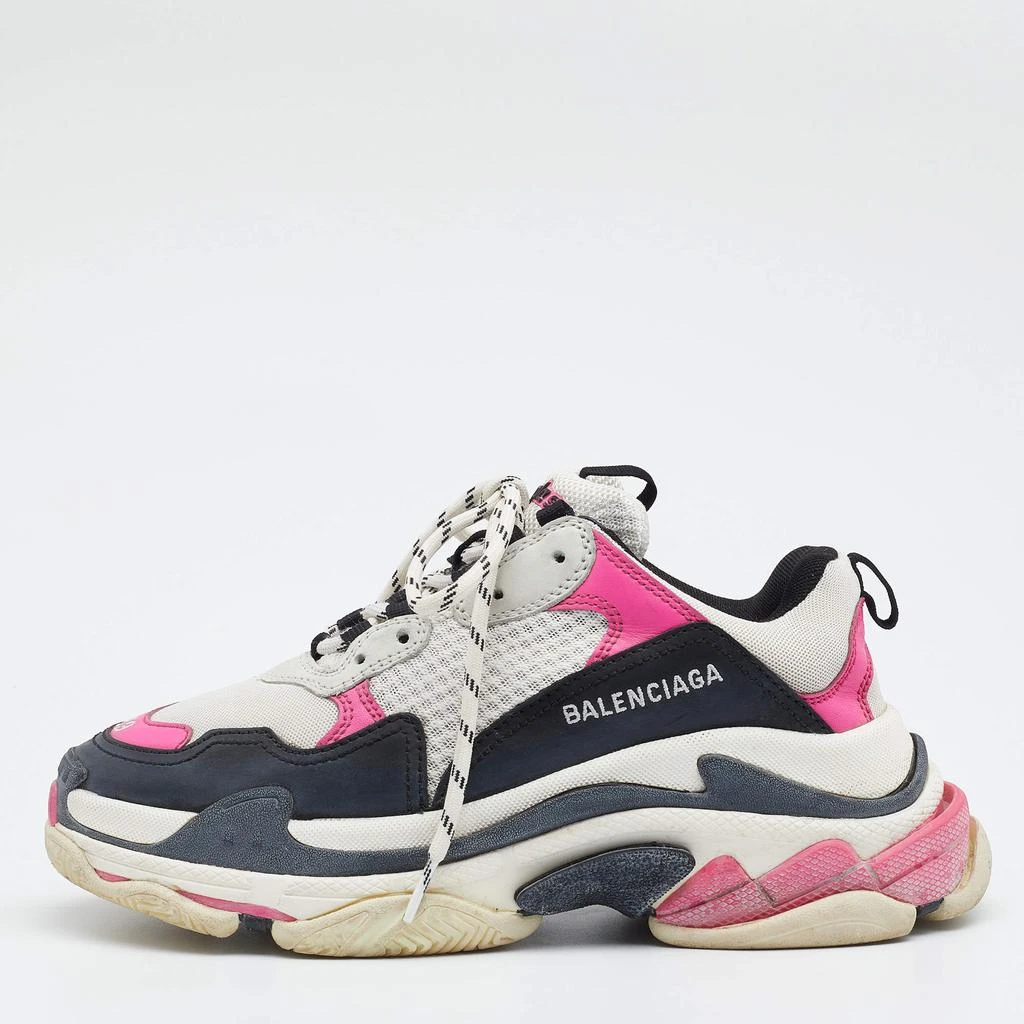 商品[二手商品] Balenciaga|Balenciaga Multicolor Leather And Mesh Triple S Sneakers Size 39,价格¥3736,第1张图片