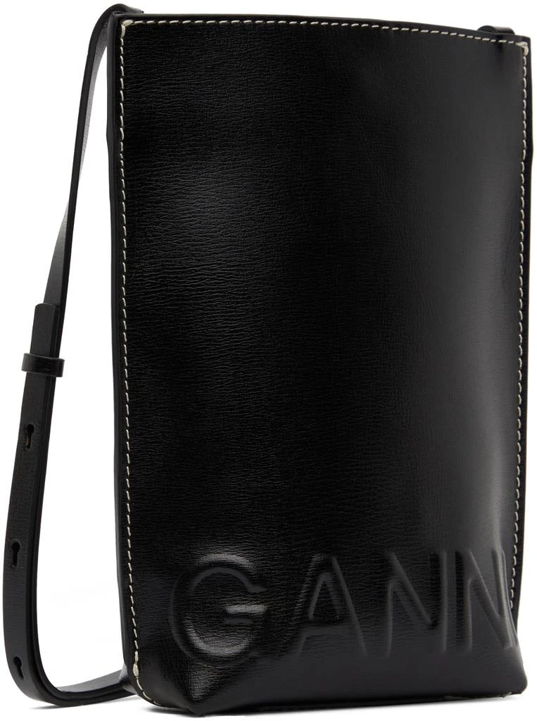 商品Ganni|Black Small Banner Bag,价格¥1240,第2张图片详细描述