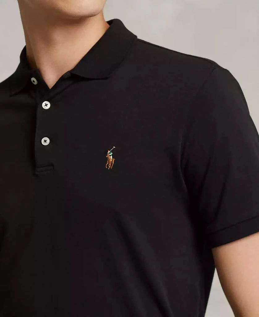 商品Ralph Lauren|Men’s Slim-Fit Soft Cotton Polo Shirt,价格¥630,第3张图片详细描述