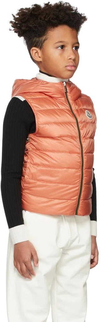 Kids Khaki & Orange Down Rangen Parka Jacket 商品
