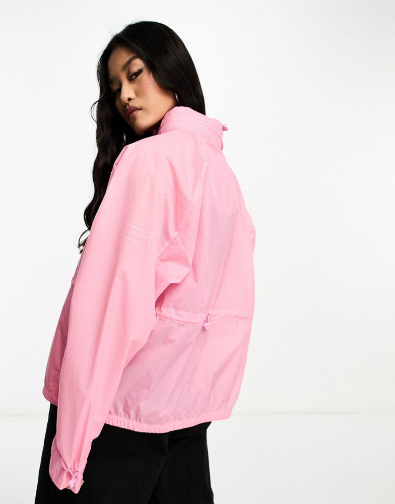 Hunter travel shell jacket in pink商品第4张图片规格展示