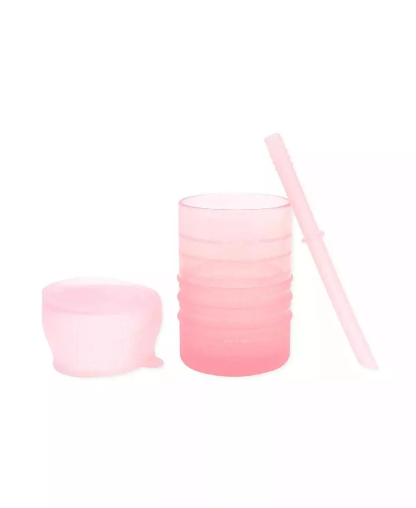 商品Bumkins|Baby Boys and Girls Spill-Resistant Silicone Cup, Straw and Lid Set,价格¥135,第1张图片