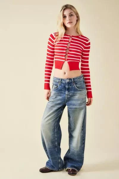 商品BDG|BDG Check Applique Jaya Baggy Jean,价格¥673,第3张图片详细描述