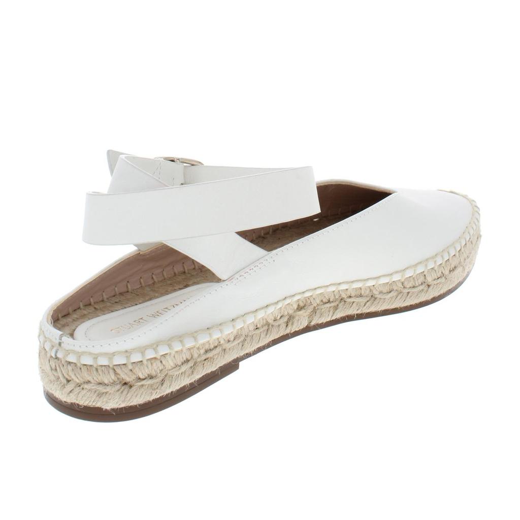 Stuart Weitzman Womens Toga Solid Ankle Wrap Espadrilles商品第5张图片规格展示